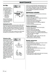 Husqvarna 323P4 325P4 325P5 X-Series Chainsaw Owners Manual, 2002,2003,2004,2005,2006 page 24