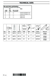 Husqvarna 323P4 325P4 325P5 X-Series Chainsaw Owners Manual, 2002,2003,2004,2005,2006 page 26