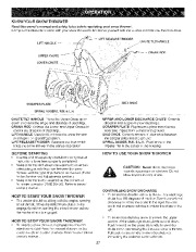 Craftsman 486.24838 Craftsman 42-Inch Tracktor Attachment Snow Blower Owners Manual page 27