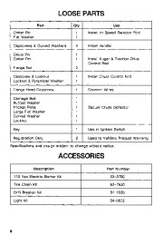 Toro 38054 521 Snowthrower Owners Manual, 1994 page 6