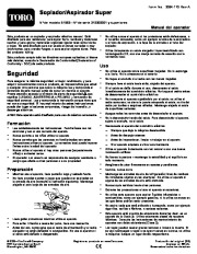 Toro 51593 Super Blower/Vacuum Owners Manual, 2010, 2011, 2012, 2013, 2014 page 29