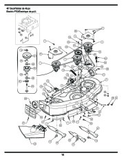 MTD 600 Hydrostatic Lawn Tractor Mower Parts List page 18