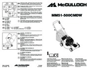 McCulloch MM51 500 CMDW Lawn Mower Owners Manual page 1
