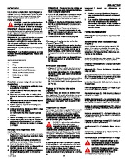 Murray 622505X4A Snow Blower Owners Manual page 22