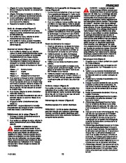 Murray 622505X4A Snow Blower Owners Manual page 23