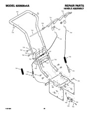 Murray 622505X4A Snow Blower Owners Manual page 40