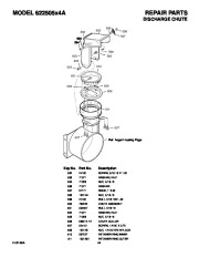 Murray 622505X4A Snow Blower Owners Manual page 44