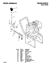 Murray 622505X4A Snow Blower Owners Manual page 46