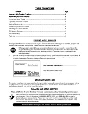 MTD Yard Man 31AE993I401 Snow Blower Owners Manual page 2