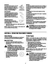 MTD Yard Man 31AE993I401 Snow Blower Owners Manual page 9