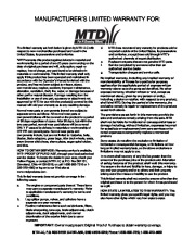 MTD H660G Snow Blower Owners Manual page 24