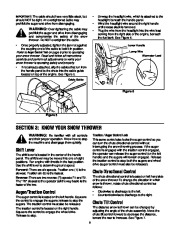 MTD H660G Snow Blower Owners Manual page 6