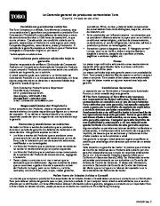 Toro 04021, 04200 Toro Greensmaster Flex 21 Manual del Propietario, 2005 page 40