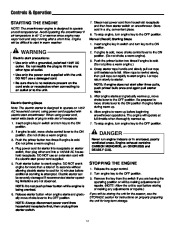 Simplicity 520M 520E 1694585 7085663 1694586 7085664 Snow Blower Owners Manual page 13