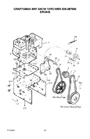 Craftsman 536.887992 Craftsman 9 HP Snow Thrower Owners Manual page 34