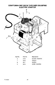 Craftsman 536.887992 Craftsman 9 HP Snow Thrower Owners Manual page 36