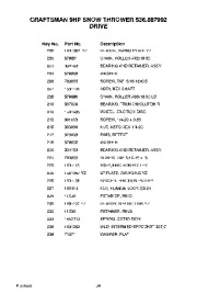 Craftsman 536.887992 Craftsman 9 HP Snow Thrower Owners Manual page 39