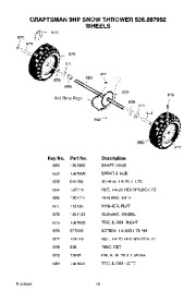 Craftsman 536.887992 Craftsman 9 HP Snow Thrower Owners Manual page 50