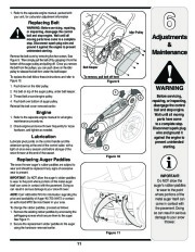 MTD White Outdoor 235 S235 Single Stage Snow Blower Owners Manual page 11