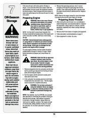MTD White Outdoor 235 S235 Single Stage Snow Blower Owners Manual page 12