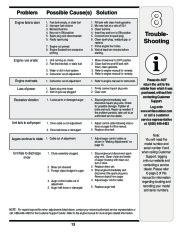 MTD White Outdoor 235 S235 Single Stage Snow Blower Owners Manual page 13