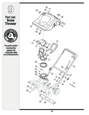 MTD White Outdoor 235 S235 Single Stage Snow Blower Owners Manual page 16