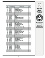 MTD White Outdoor 235 S235 Single Stage Snow Blower Owners Manual page 17