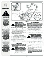 MTD White Outdoor 235 S235 Single Stage Snow Blower Owners Manual page 8