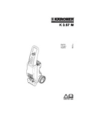 Kärcher K 3.67 M Electric Power High Pressure Washer Owners Manual page 1