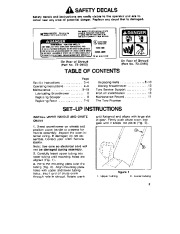 Toro 38025 1800 Power Curve Snowthrower Owners Manual, 1990 page 3