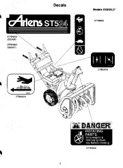 Ariens Sno Thro 932 Series Snow Blower Parts Manual page 5