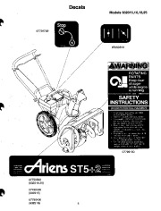 Ariens Sno Thro 932 Series Snow Blower Parts Manual page 7