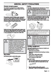 Husqvarna 395XP Chainsaw Owners Manual, 2009 page 11