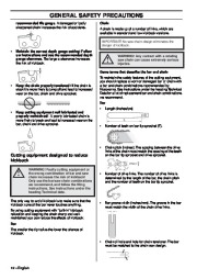 Husqvarna 395XP Chainsaw Owners Manual, 2009 page 12