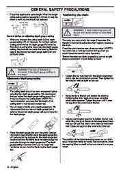 Husqvarna 395XP Chainsaw Owners Manual, 2009 page 14