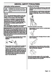 Husqvarna 395XP Chainsaw Owners Manual, 2009 page 15