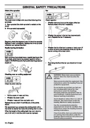 Husqvarna 395XP Chainsaw Owners Manual, 2009 page 16