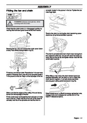 Husqvarna 395XP Chainsaw Owners Manual, 2009 page 17