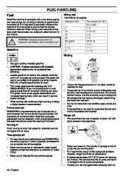 Husqvarna 395XP Chainsaw Owners Manual, 2009 page 18