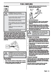 Husqvarna 395XP Chainsaw Owners Manual, 2009 page 19