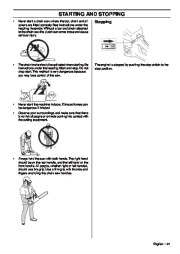 Husqvarna 395XP Chainsaw Owners Manual, 2009 page 21