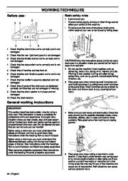 Husqvarna 395XP Chainsaw Owners Manual, 2009 page 22