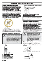 Husqvarna 395XP Chainsaw Owners Manual, 2009 page 8