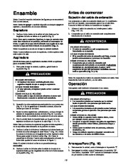 Toro 51539 Air Rake Blower Owners Manual, 1998 page 11