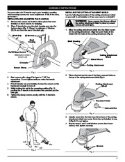 MTD Troy-Bilt TB70SS 2 Cycle Gasoline Trimmer Owners Manual page 5
