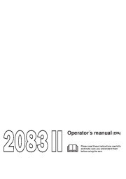 Husqvarna 2083 Chainsaw Owners Manual page 1