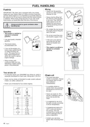 Husqvarna 2083 Chainsaw Owners Manual page 26