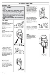 Husqvarna 2083 Chainsaw Owners Manual page 28