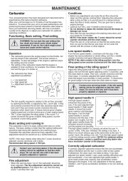 Husqvarna 2083 Chainsaw Owners Manual page 29