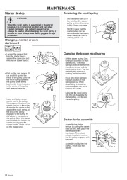 Husqvarna 2083 Chainsaw Owners Manual page 30